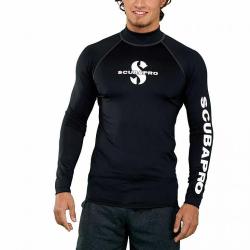Scubapro Pánské lycrové triko RASHGUARD BLACK UPF50, dlouhý rukáv