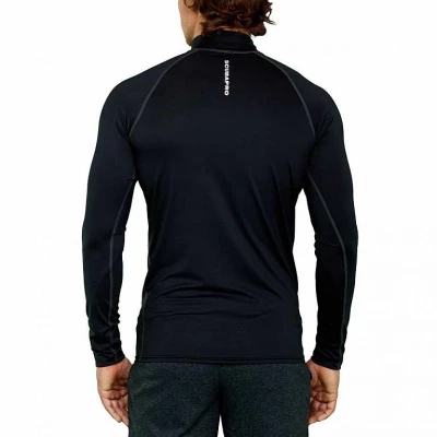 Scubapro Pánské lycrové triko RASHGUARD BLACK UPF50, dlouhý rukáv