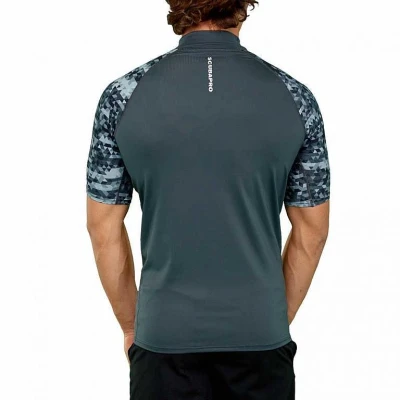 Scubapro Pánské lycrové triko RASHGUARD GRAPHITE UPF50, krátký rukáv