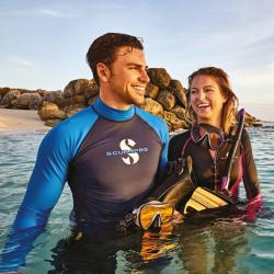 Scubapro Pánské lycrové triko T-FLEX AEGEAN UPF80, dlouhý rukáv