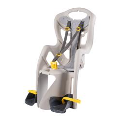 BBELLELLI PEPE světle šedá zadní sedačka na nosič