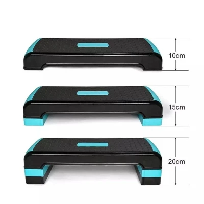 Sedco Bedýnka pro step 78x30x10-20 cm tyrkysová POUZE černá/modrá (VÝPRODEJ)