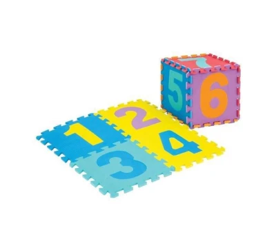 Sedco Dětská hrací podložka s čísly 30x30x1,2 cm - 10ks