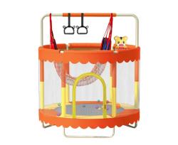 Sedco Dětská trampolína 122 cm s ochrannou sítí a vybavením - oranžová Sedco Dětská trampolína 122 cm s ochrannou sítí a vybavením - oranžová