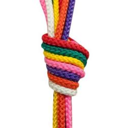 Sedco Gymnastické švihadlo 2,8 m mix barev