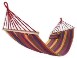 Sedco Houpací bavlněná síť 200x80cm s výztuhou a polštářkem - vícebarevné