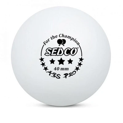 Sedco Míčky na stolní tenis for CHAMPION 3*** CELL FREE 6ks - bílé