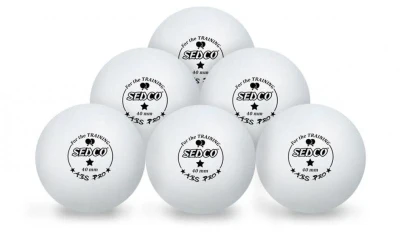 Sedco Míčky na stolní tenis for TRAINING 1* CELL FREE 6ks POUZE Bílá (VÝPRODEJ) Sedco Míčky na stolní tenis for TRAINING 1* CELL FREE 6ks POUZE Bílá (VÝPRODEJ)