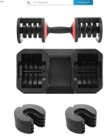 Sedco Nastavitelná činka 25 kg - DBS2207