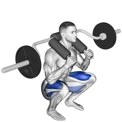 Sedco Olympijská dřepovací osa OB002 Safety Squat bar