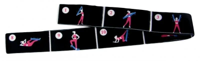 Sedco Pás YOGA STRETCH STRAP popruh 80x4 cm