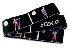 Sedco Pás YOGA STRETCH STRAP popruh 80x4 cm (VÝPRODEJ)