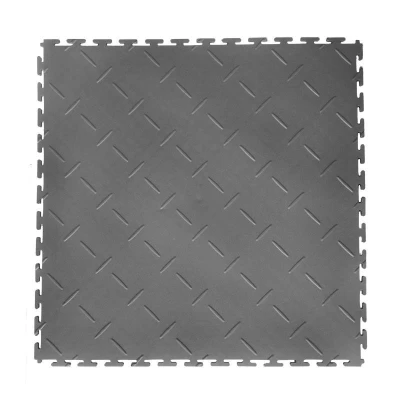 Sedco PVC podlaha do garáží, skladů, hal ,tělocvičen ECO - T LOCK - DIAMOND - 498x498x6,5 mm POUZE Modrá (VÝPRODEJ)