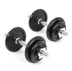 Sedco Sada nakladacích činiek 2x10 kg oceľ + chróm Sedco Sada nakladacích činiek 2x10 kg oceľ + chróm