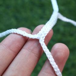 Sedco Síť kopaná Polyester Fibre 3x2 m - SET NA DVĚ BRANKY