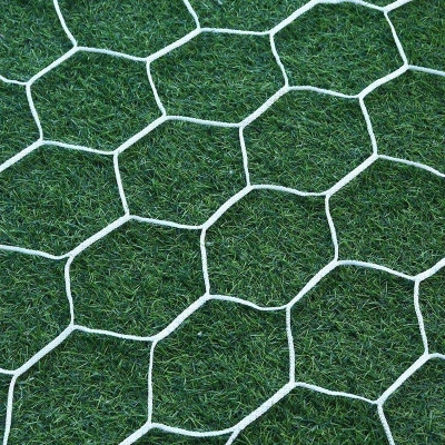 Sedco Síť kopaná Polyester Fibre 3x2 m - SET NA DVĚ BRANKY