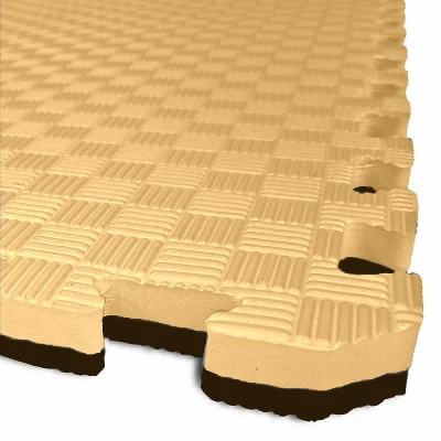 Sedco TATAMI PUZZLE podložka - Dvoubarevná - 50x50x2,0 cm podložka fitness POUZE černá/šedá (VÝPRODEJ)