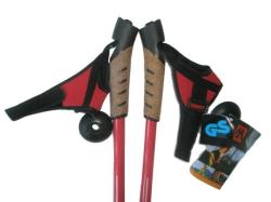 Sedco Trekové hole NORDIC WALKING ALU7075 černé vel. 65-140 cm