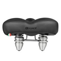 Force Sedlo NOVA2 dámske s pružinou, čierne