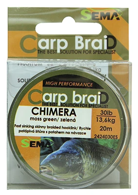Sema Pletená šňůra Chimera 20 m 30 lbs / 13 6 kg