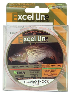 Sema Rybářský vlasec Combo Shock Carp 300 m 0 22 mm