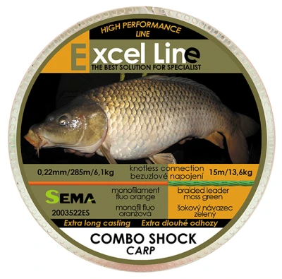 Sema Rybářský vlasec Combo Shock Carp 300 m 0 28 mm Sema Rybářský vlasec Combo Shock Carp 300 m 0 28 mm