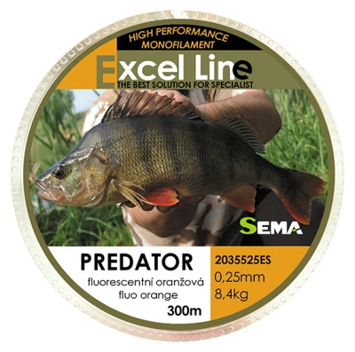 Sema Rybářský vlasec Predator 300 m průměr 0 25 mm / 8 4 kg Sema Rybářský vlasec Predator 300 m průměr 0 25 mm / 8 4 kg