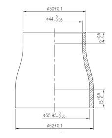 Semi-integrované asymetrické hlavové složení FSA No.57 1,5[34] a 1 1/8[34] černé