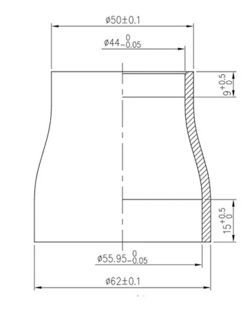 Semi-integrované asymetrické hlavové složení FSA No.57 1,5[34] a 1 1/8[34] černé