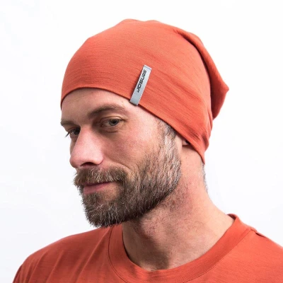 SENSOR Merino Active Terracotta čepice
