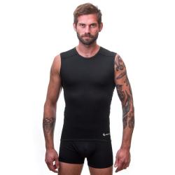 Sensor Coolmax Air černé pánské triko bez rukávů POUZE XXL (VÝPRODEJ)