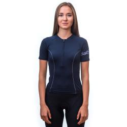 Sensor Coolmax Entry Deep Blue dámský cyklistický dres