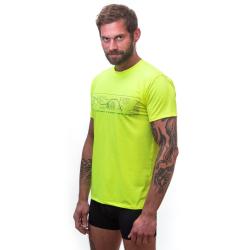 Sensor Coolmax Fresh Pt Gps reflexní žluté pánské triko krátký rukáv