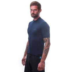 Sensor Coolmax Race Pánský Dres Kr.rukáv Celozip Deep Blue vel. S