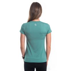 SENSOR Coolmax Tech Geo Mountains dámské triko kr.rukáv mint