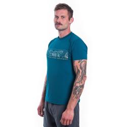 SENSOR Coolmax Tech Gps pánské triko kr.rukáv Safír
