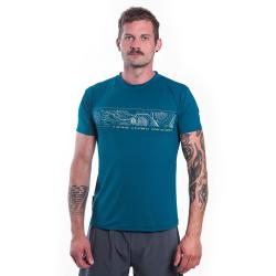 SENSOR Coolmax Tech Gps pánské triko kr.rukáv Safír