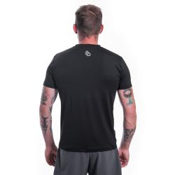 SENSOR Coolmax Tech Mountains 98 pánské černé triko kr.rukáv