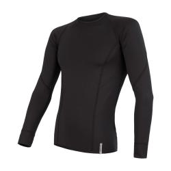 SENSOR Coolmax Tech pánské černé triko dl.rukáv