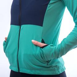 SENSOR Coolmax Thermo dámská bunda Sea Green/deep Blue
