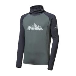 SENSOR Coolmax Thermo Mountains pánská mikina Olive/černá