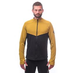 SENSOR Coolmax Thermo pánská mikina celozip Černá/mustard