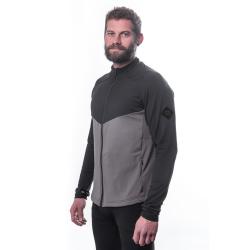 SENSOR Coolmax Thermo pánská mikina celozip Steel Gray/černá