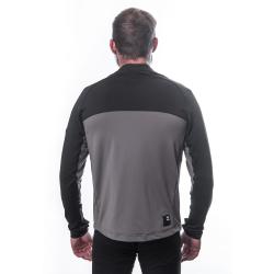 SENSOR Coolmax Thermo pánská mikina celozip Steel Gray/černá