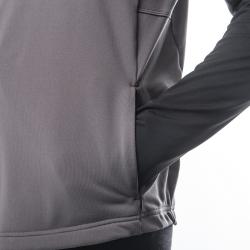SENSOR Coolmax Thermo pánská mikina celozip Steel Gray/černá