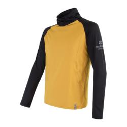 Sensor Coolmax Thermo Mustard/černá pánská funkční mikina Sensor Coolmax Thermo Mustard/černá pánská funkční mikina