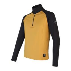 Sensor Coolmax Thermo mustard/černá pánská mikina se zipem Sensor Coolmax Thermo mustard/černá pánská mikina se zipem