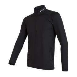 SENSOR Coolmax Thermo pánské černé triko dl. rukáv zip