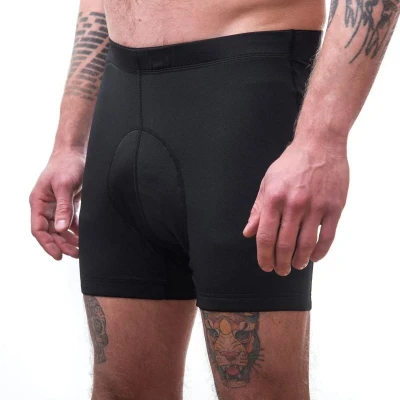 Sensor Cyklo Basic True Black pánské cyklošortky POUZE XXXL (VÝPRODEJ)