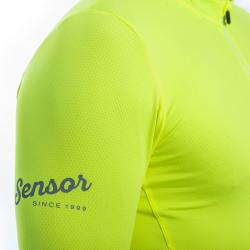 Sensor Cyklo Coolmax Classic Neon Yellow pánský cyklistický dres